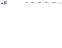 Tablet Screenshot of griffuscosmetics.com